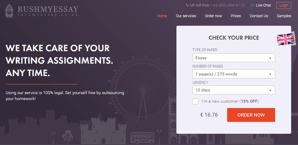 Rushmyessay review