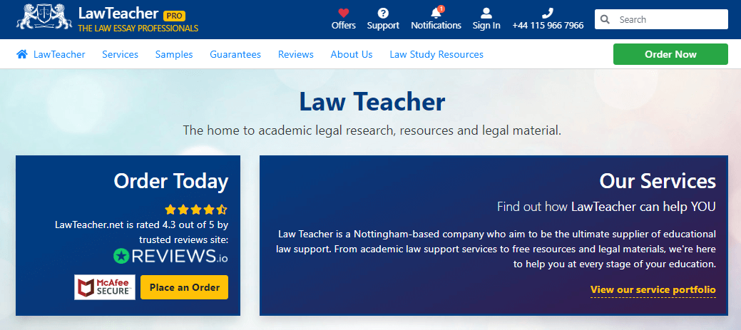 LawTeacher review